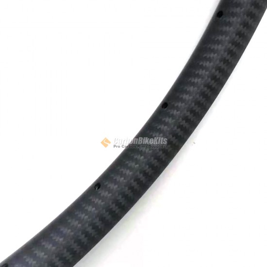 290g Ultra-leggero 29 pollici Carbonio 32x18.5mm Larghezza interna 26mm Tubeless Hookless Asimmetrico Ruota MTB